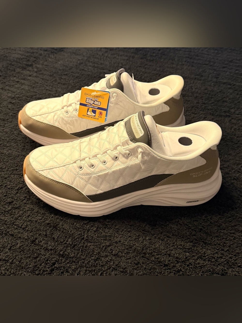 Skechers Slip-ins Contour Foam Cozy Fit Kiroh Sneaker NWT - Picture 3 of 10